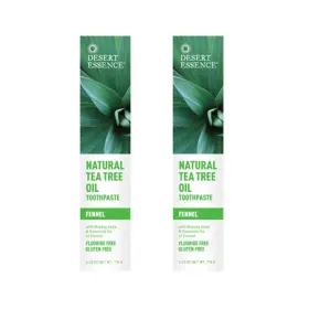 3412NDE DESERT ESSENCE Natural Tea Tree Oil Fennel Fluoride
