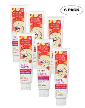3448NDE DESERT ESSENCE Fluoride Toothpaste Gel Kids Tutti