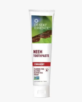 718334334103 DESERT ESSENCE Natural Neem Toothpaste Cinnamint
