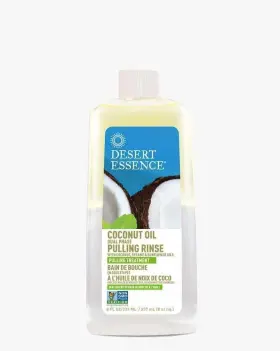 718334334370 DESERT ESSENCE Coconut Oil Pulling Rinse