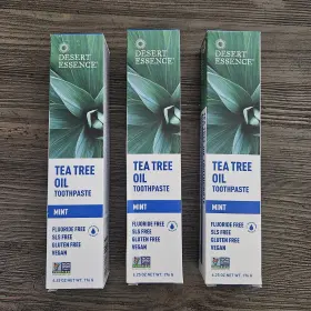 DES-22053 DESERT ESSENCE Tea Tree Oil Toothpaste Fluoride