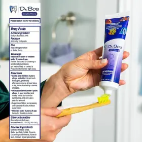 860002560748 DR. BOB Unflavored Toothpaste Natural Xylitol