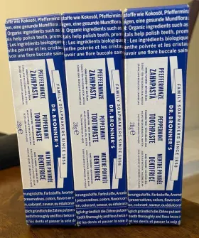 018787321096 DR. BRONNER Pack Bronners Bonners Toothpaste
