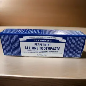 187812 DR. BRONNERS Peppermint Fluoride Toothpaste