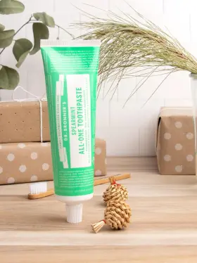 313041658636 DR. BRONNERS Toothpaste Spearmint Freshen Breath #3