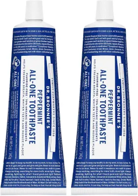4461115 DR. BRONNERS Toothpaste Peppermint Paste Pack