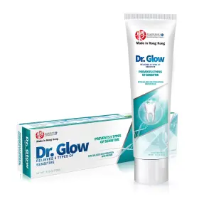 B0BM6LMNX8 DR. GLOW Sensitive Toothpaste Fluoride Rem