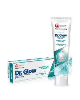 897128140192 DR.GROW Glow Sensitive Toothpaste Fluoride