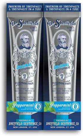 445034491401 DR. SHEFFIELDS Natural Toothpaste Peppermint