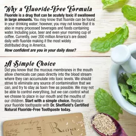 732953185021 DR. SHEFFIELDS Pack Natural Toothpaste Fluoride #3