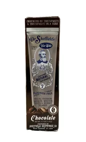732953185120 DR. SHEFFIELDS Natural Toothpaste Kids Fluoride