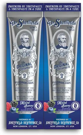 SHEF4OZKIDSBERRY DR. SHEFFIELDS Natural Toothpaste Berry
