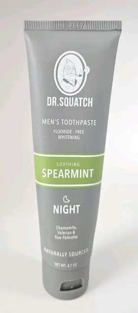 598507007412 DR. SQUATCH Natural Night Formula Toothpaste Men