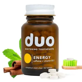EY-S-01-MA DUO Energy Toothpaste Tablets Caffeine Nano Nha
