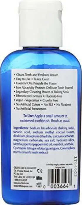 164010 ECO DENT Care Baking Soda Toothpowder Pack #3
