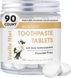 445036373361 ECOFAM Toothpaste Tablets Vanilla Nano