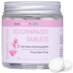 810082470482 ECOFAM Toothpaste Tablets Bubblegum Nano Kids