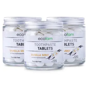 90CT ECOFAM Toothpaste Tablets Vanilla Nano Hydroxyapatite