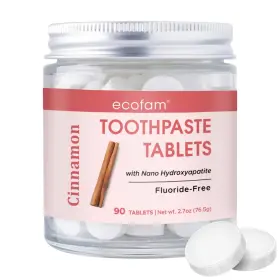 810082470802 ECOFAM Toothpaste Tablets Cinnamon Chewable