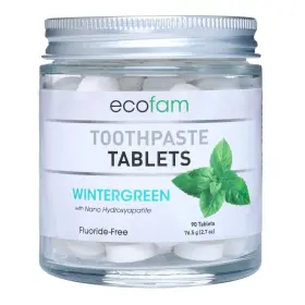 810082470819 ECOFAM Chewable Xylitol Toothpaste Tablets Paste