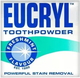 8054243 EUCRYL Smokers Freshmint Toothpowder