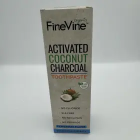 602401563889 FINEVINE Coconut Whitening Toothpaste Box