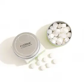 30-COUNT FIZZOVA Toothpaste Tablets Calciumphosphosilicate