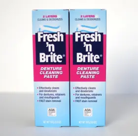 334362000041 FRESH BRITE Denture Cleaning Paste