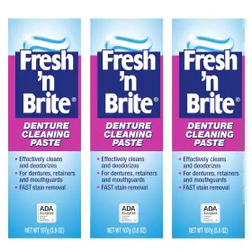 10334362000048 FRESH N BRITE Ftn Denture Cleaning Paste Pack