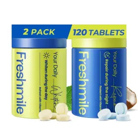 FS102 FRESHMILE Whitening Toothpaste Tablets Nano Nha Natural