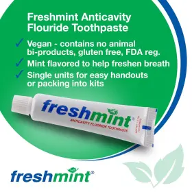 085317000868 FRESHMINT Tubes Anticavity Fluoride Toothpaste #2