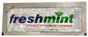 085317002411 FRESHMINT Single Gel Toothpaste Packets Pack