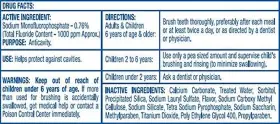 TP6A FRESHMINT Anticavity Fluoride Toothpaste Metallic Tube #2