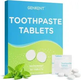 10164 GENKENT Toothpaste Tablets Fluoride Chewable