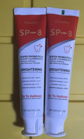 971136121874 GINADAY Whitening Stain Remover Toothpaste Tp