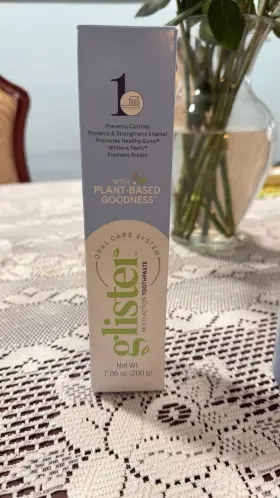 103180 GLISTER Action Toothpaste Plant Based Whitening