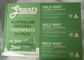 312812000118 GRANTS OF AUSTRALIA Mild Toothpaste Aloe Vera