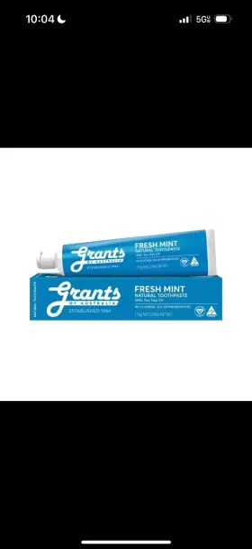 312812000408 GRANTS Australia Natural Toothpaste Tea Tree Oil #2