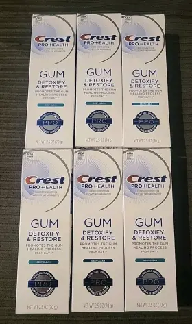 030772062012 GUM Crest Pro Detoxify Restore Clean Toothpaste