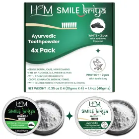 HMSK4 HAPPY MOMS Whitening Ayurvedic Powder Foaming Remove