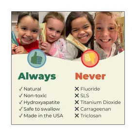 197644947959 NATURAL Hydroxyapatite Toothpaste Fluoride Sls #3