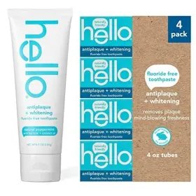 312333948769 HELLO Antiplaque Whitening Fluoride Toothpaste