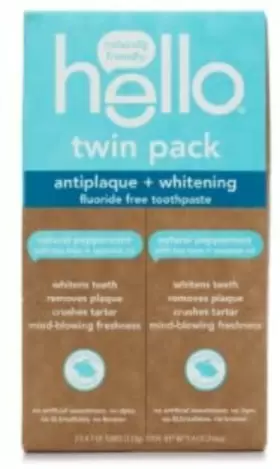 43556399 HELLO Antiplaque Whitening Fluoride Toothpaste