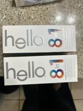 45016 HELLO Tubes Mighty Tasker Fluoride Natural Toothpaste