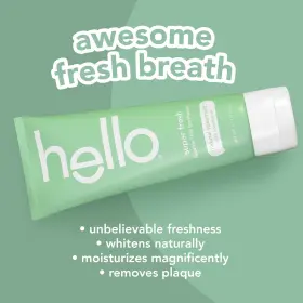 689828855667 HELLO Whitening Toothpaste Fluoride Natural #3