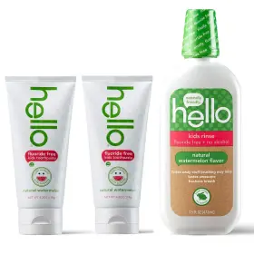 819156020172 HELLO Natural Watermelon Flavor Kids Fluoride