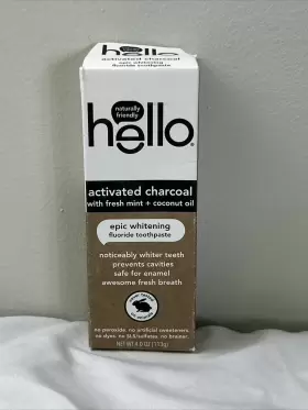 819156020257 HELLO Epic Whitening Flouride Toothpaste