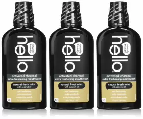 819156020301 HELLO Freshening Mouthwash Natural Coconut Oi