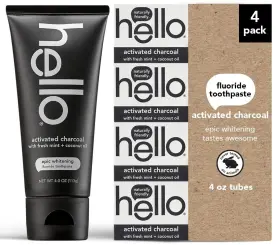 819156020516 HELLO Epic Whitening Fluoride Toothpaste