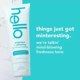 819156023463 HELLO Antiplaque Toothpaste Fluoride Whitening #2